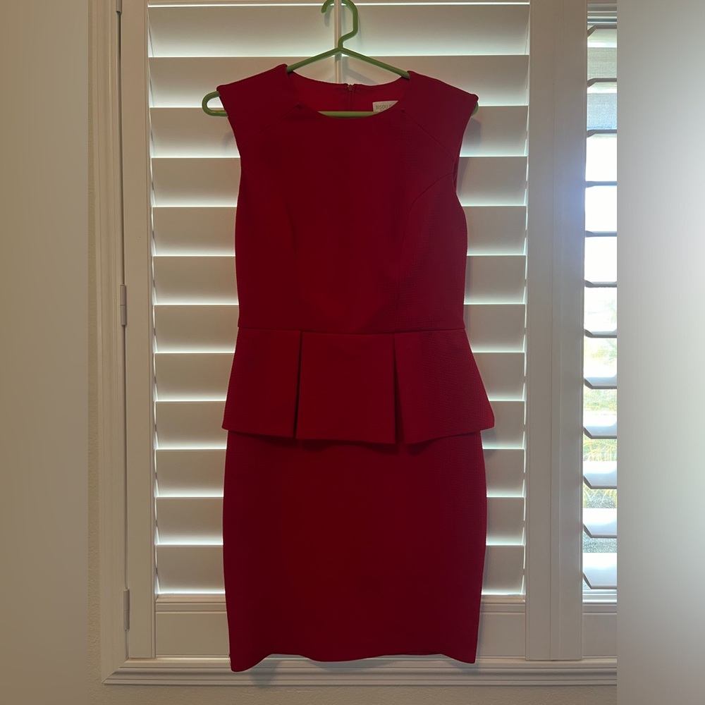 Red cocktail dress